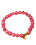 Pink/White Jade Beaded Bracelet from The Sweet Gratitude Collection