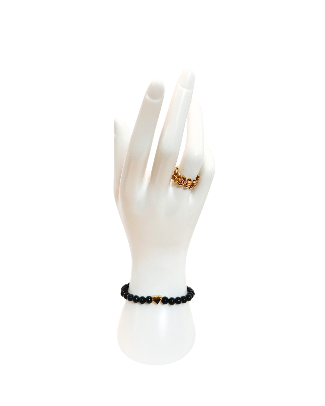Black Onyx Cross Bracelet