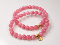 Pink/White Jade Beaded Bracelet from The Sweet Gratitude Collection