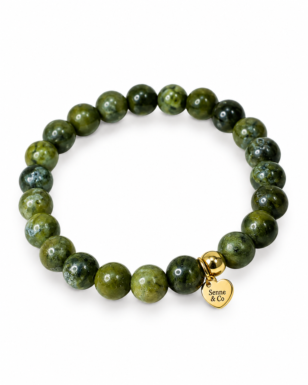 Canadian Jade Bead Bracelet From The Wild Bloom Collection