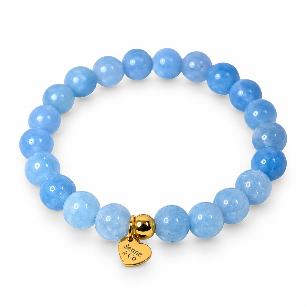 Aquamarine Beaded Bracelet from The Oceanside Collection