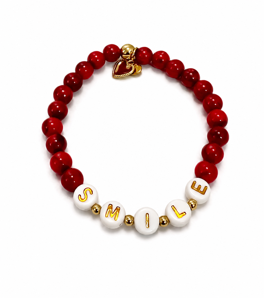 Gem Stone SMILE Bracelet