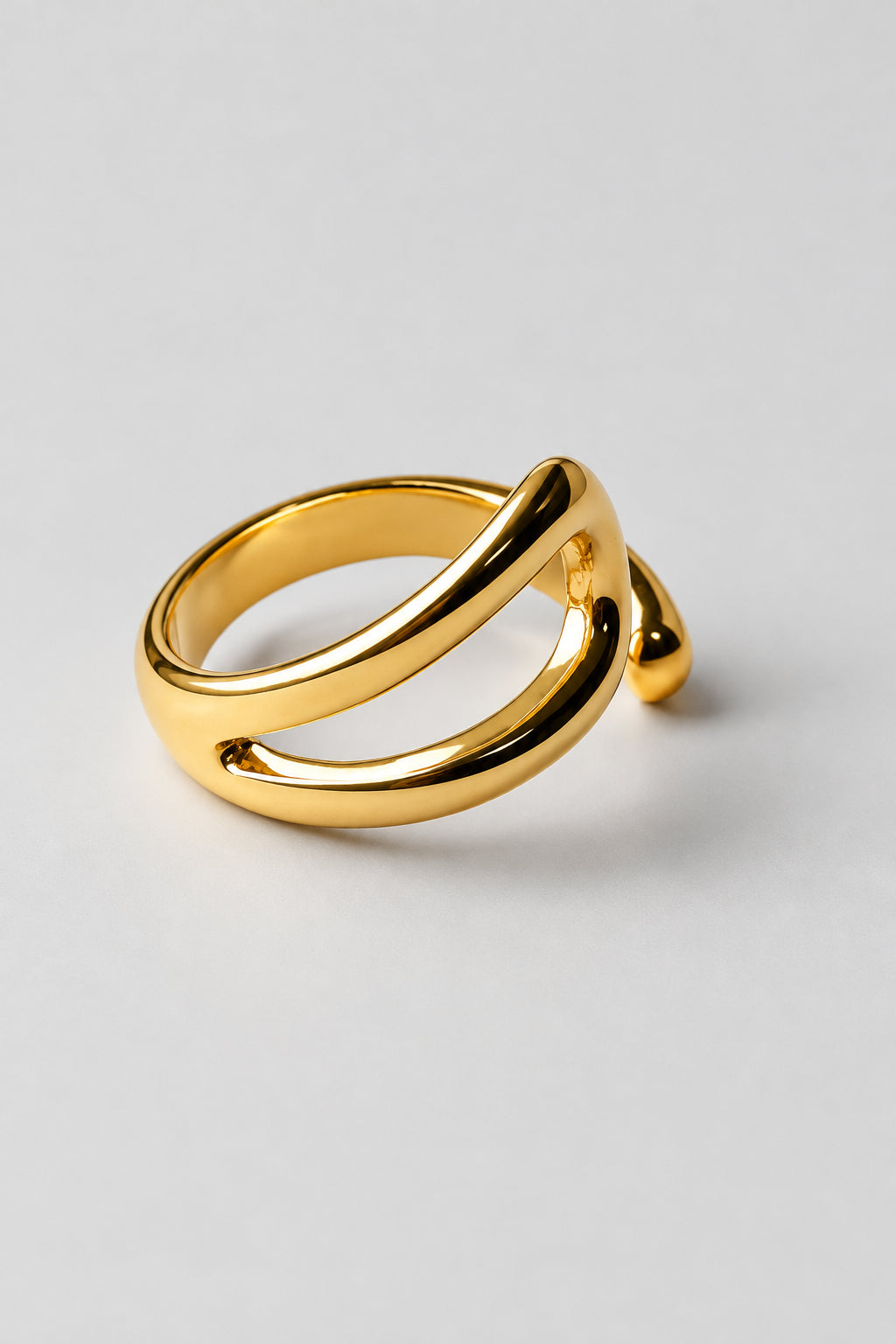 Sculptural Open Ring Size 8