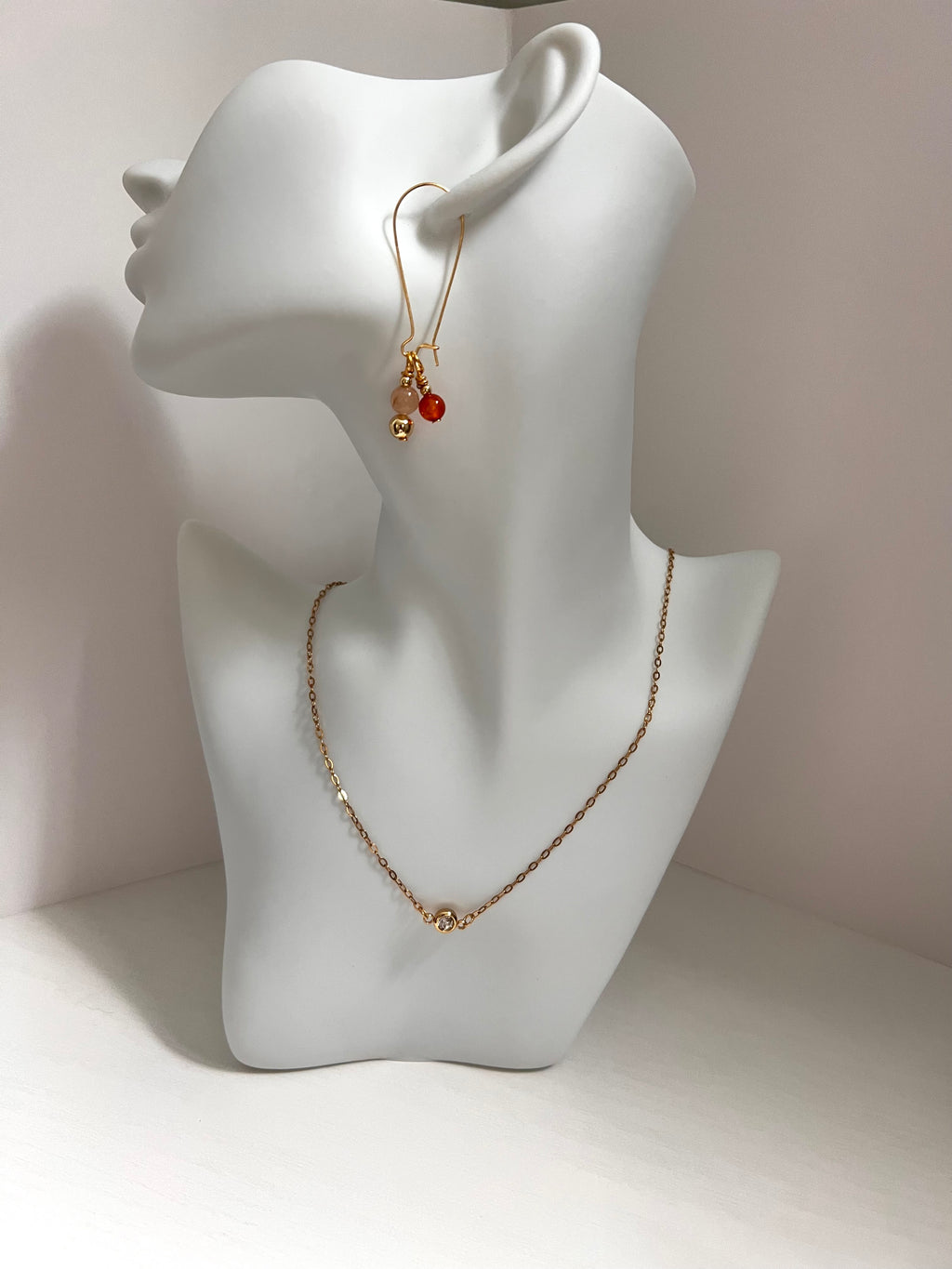 Sweet Gratitude Solitaire Necklace