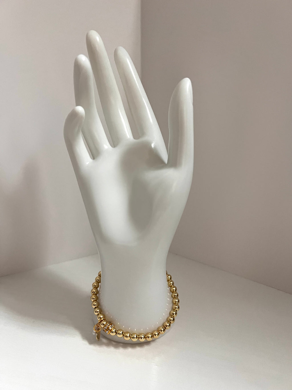 14K Gold-Plated Beaded Bracelet