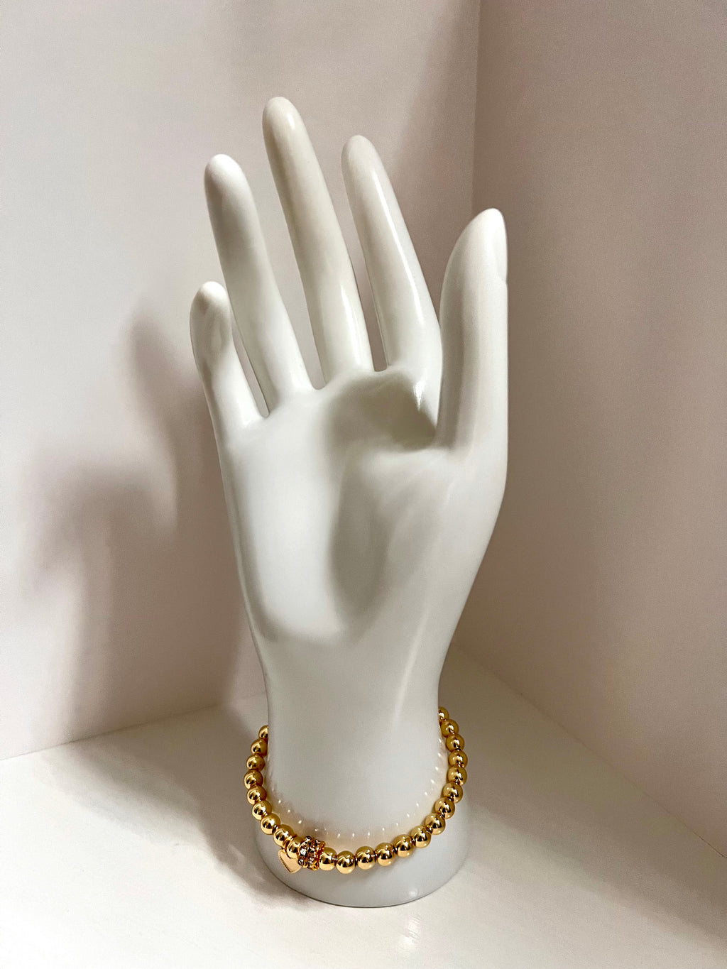 14K Gold-Plated Beaded Bracelet