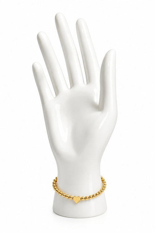 14K Gold-Plated Beaded Bracelet