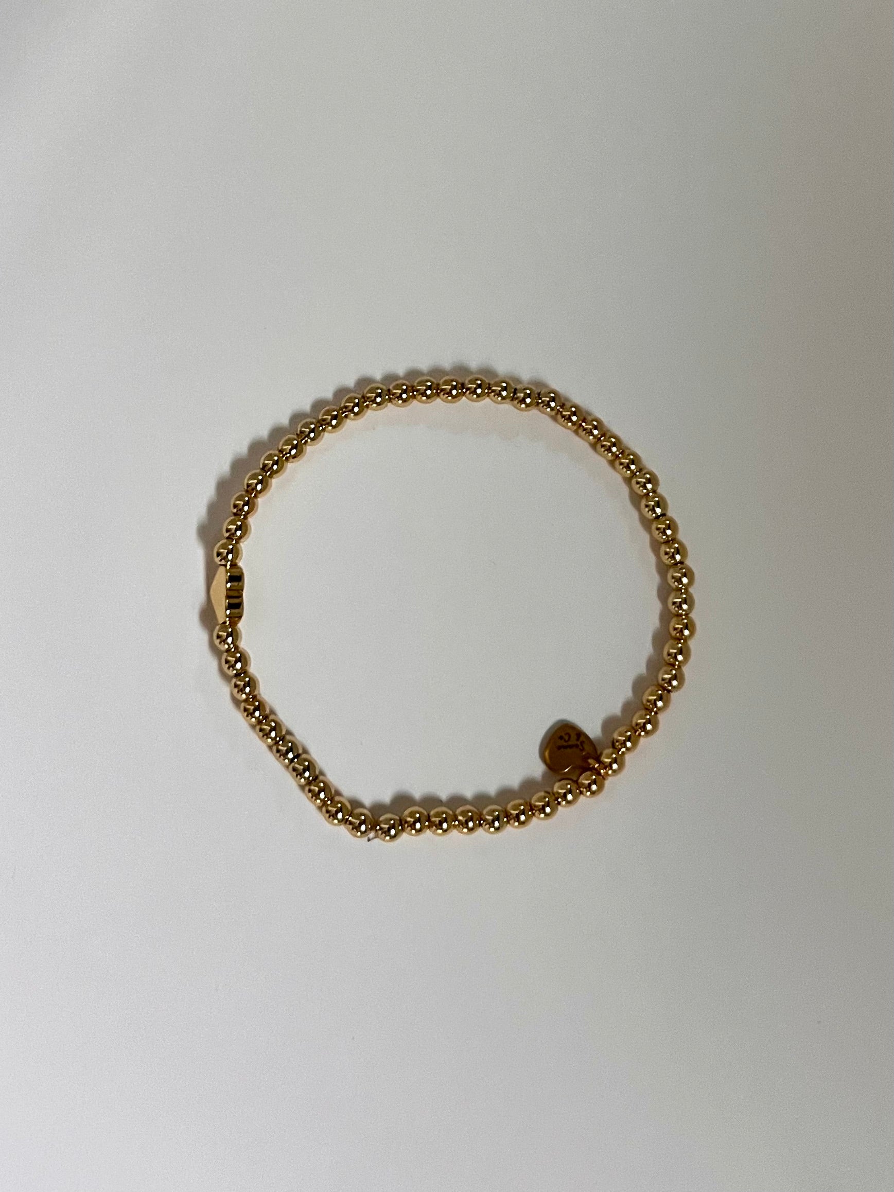 14K Gold-Plated Beaded Bracelet