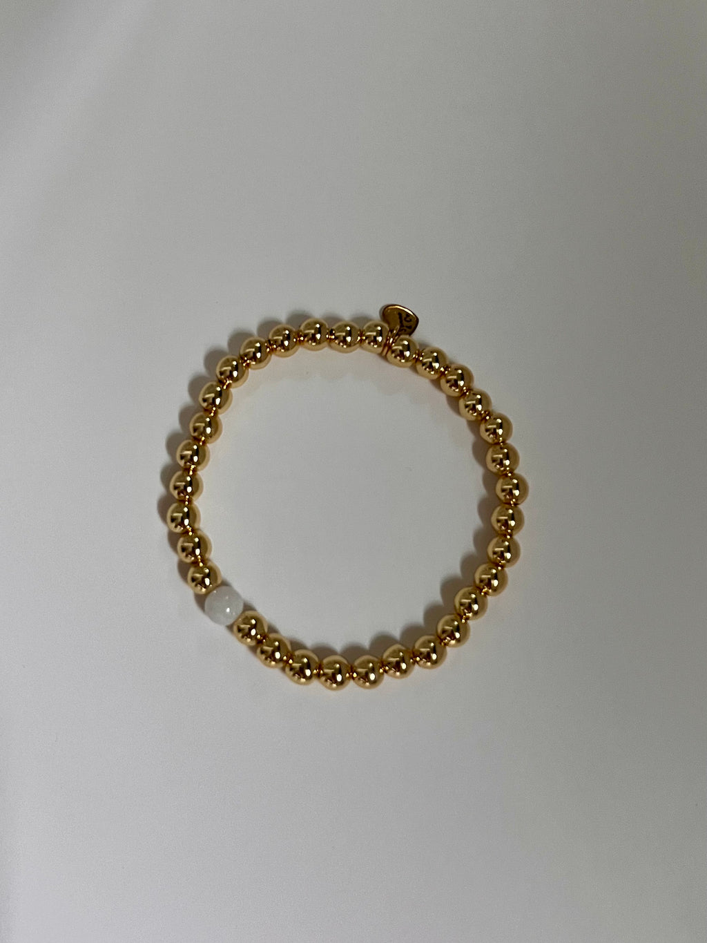 14K Gold-Plated Beaded Bracelet