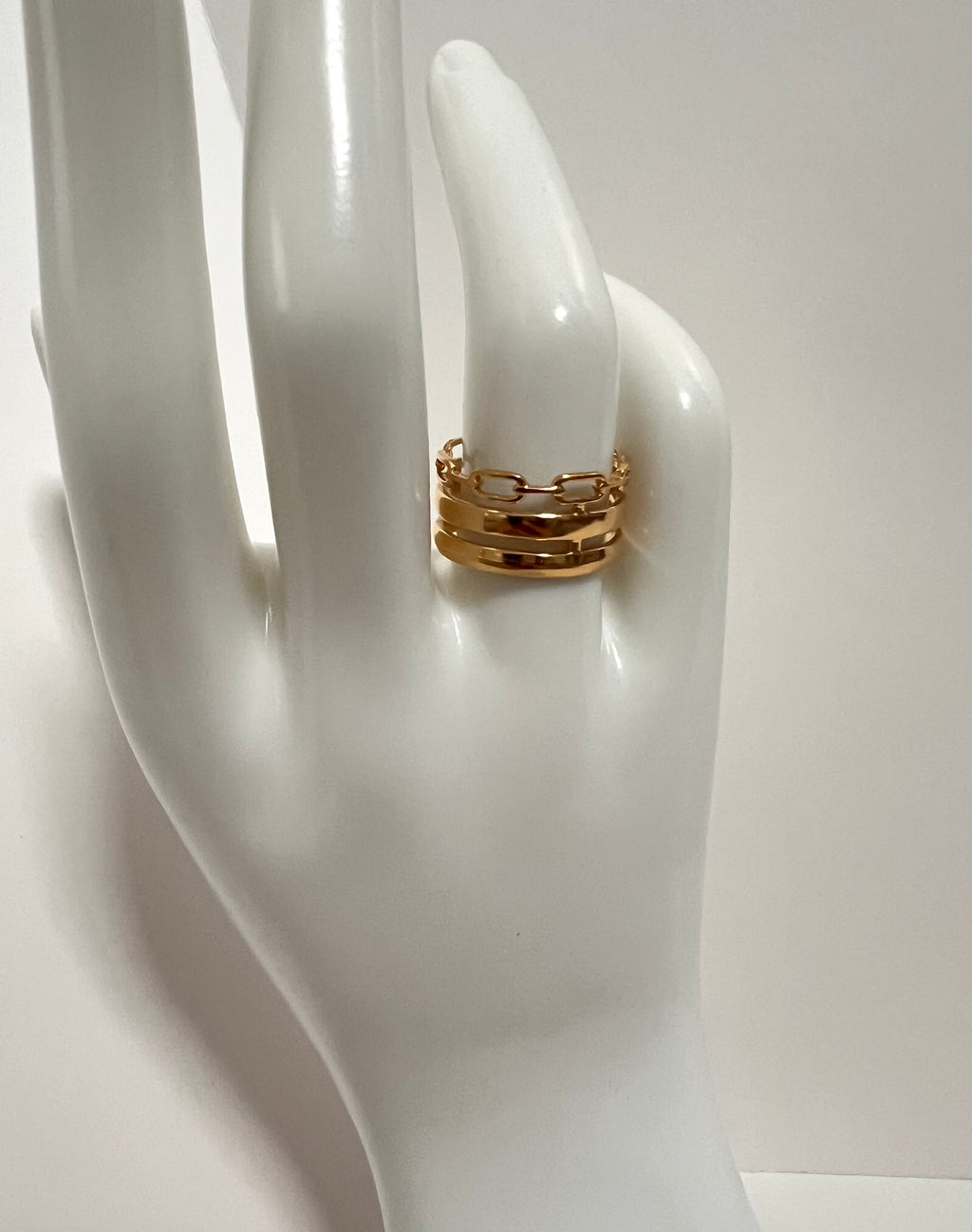 Layered Chain Ring - Free Size