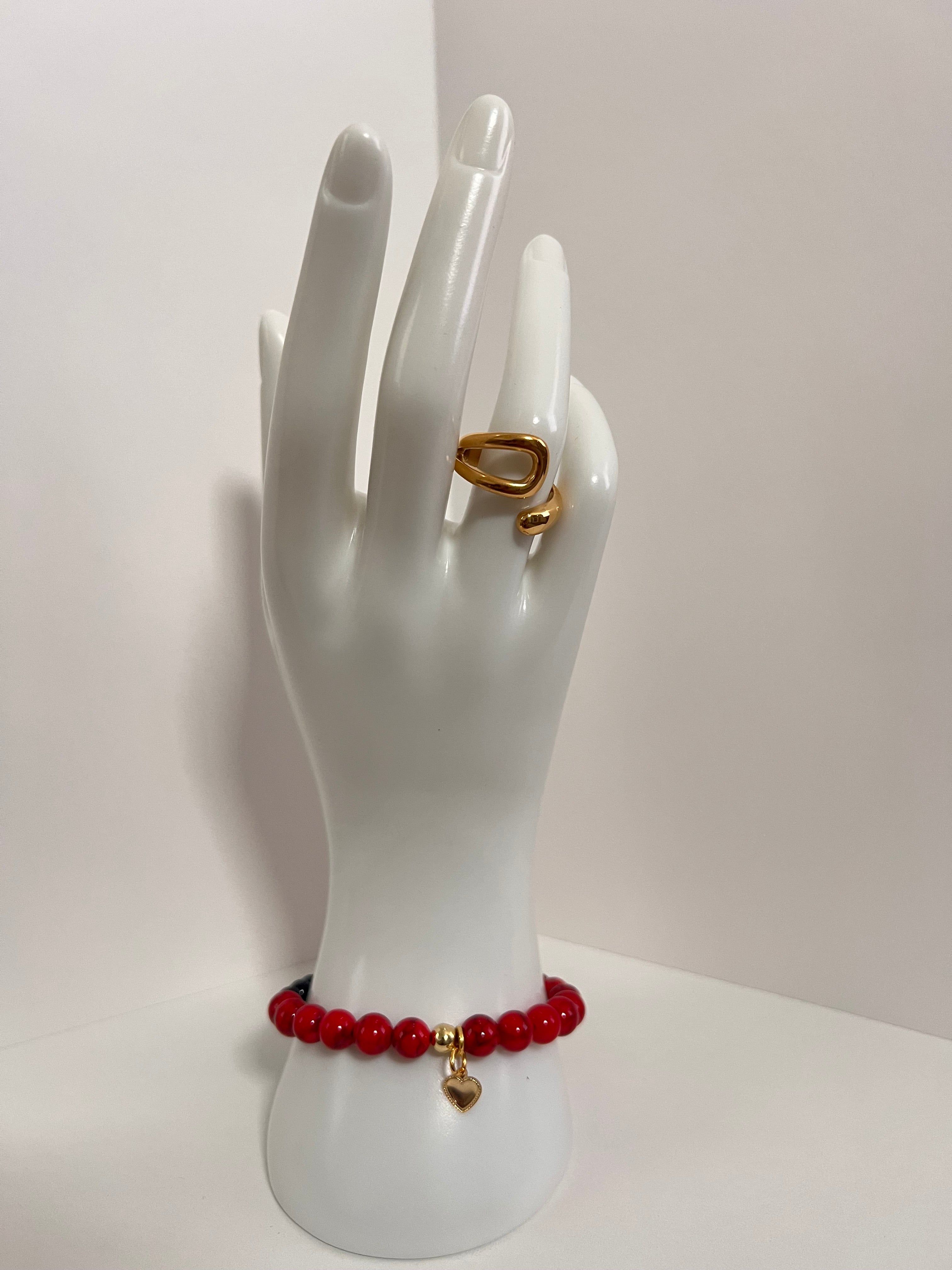 Sculptural Open Ring Size 8
