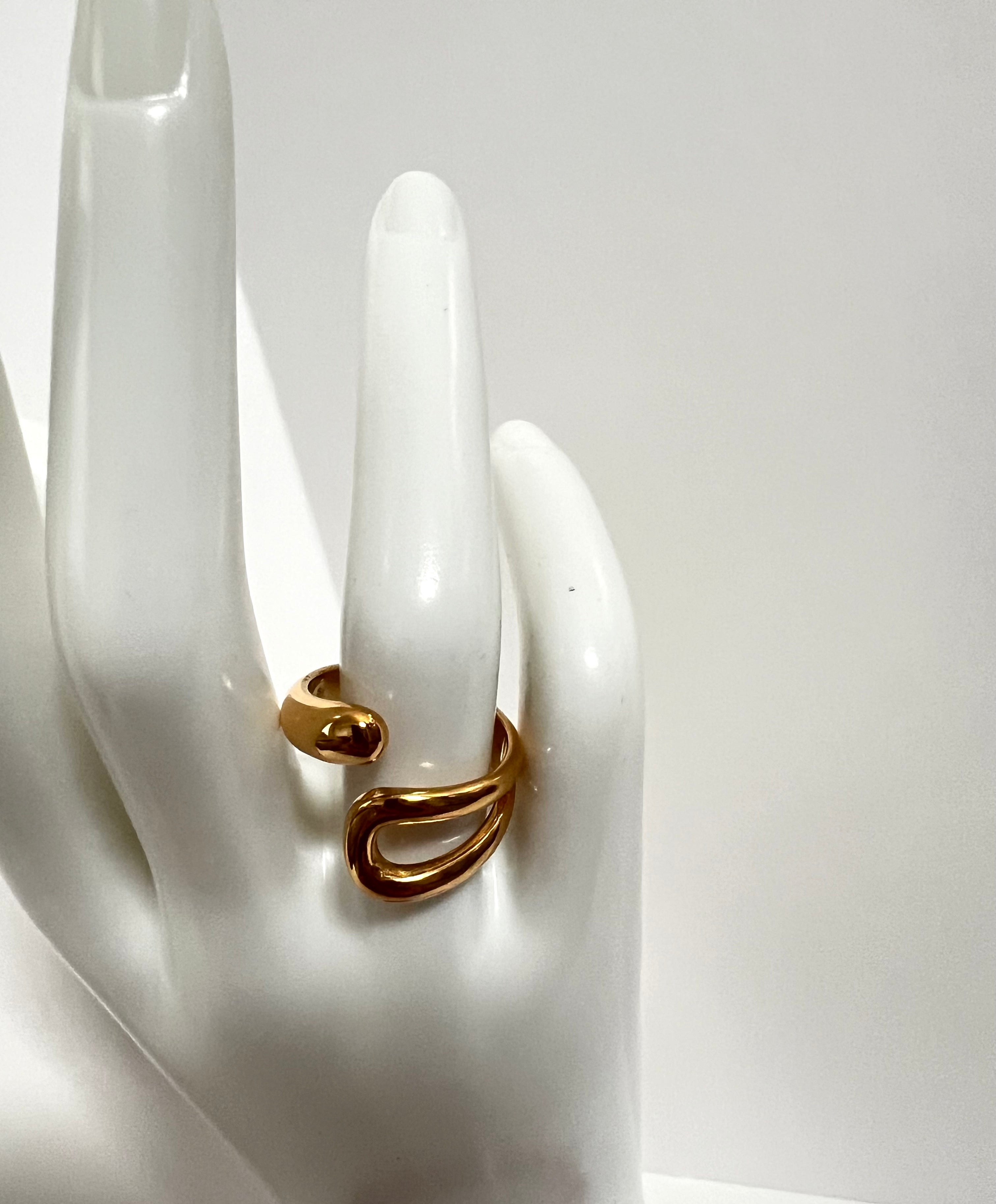 Sculptural Open Ring Size 8