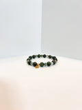 Tree Agate & Canadian Jade Bracelet