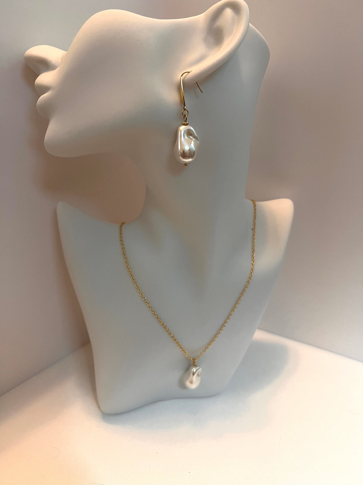 Imperfectly Perfect Baroque Pearl Earrings