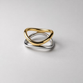 Two-Tone Crossover Ring