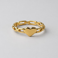 Heart of Gold Ring