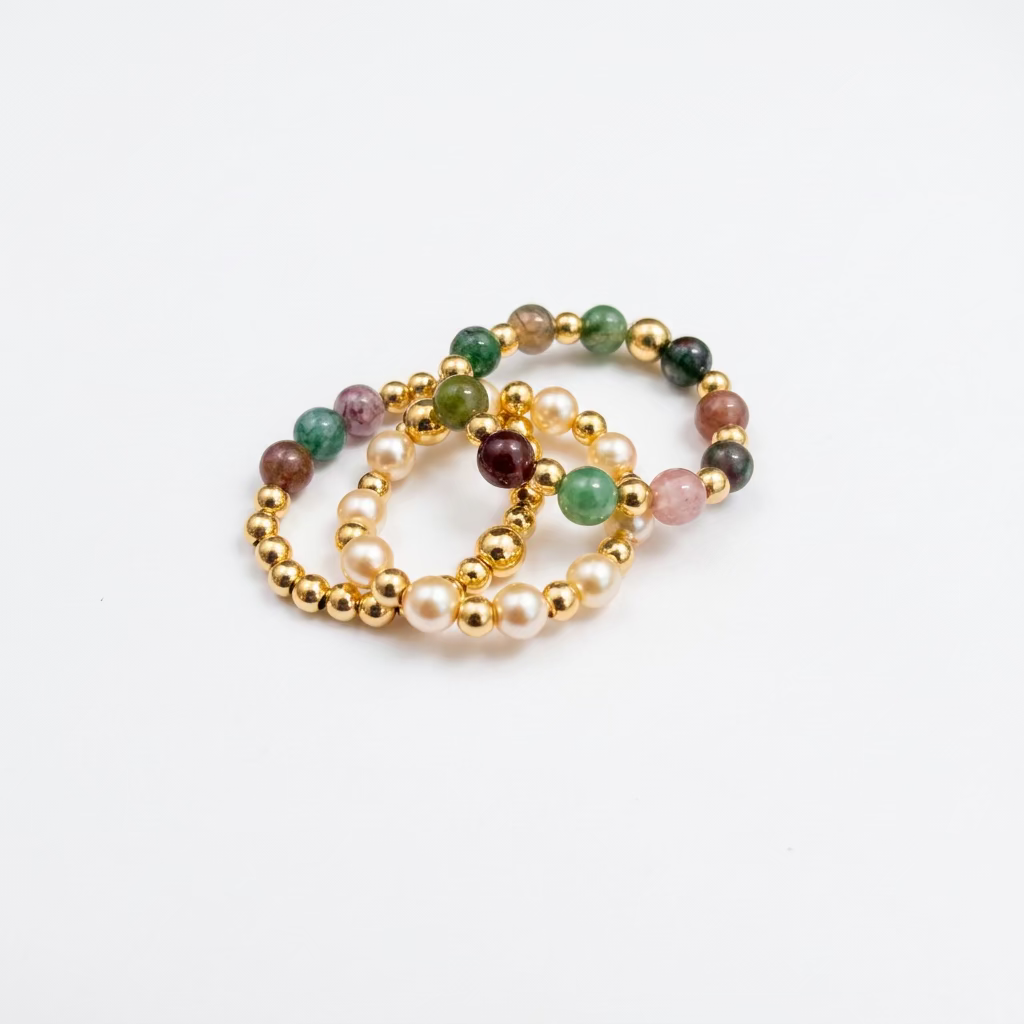 Wild Bloom Stretch Ring Set