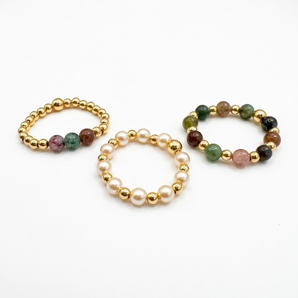 Wild Bloom Stretch Ring Set