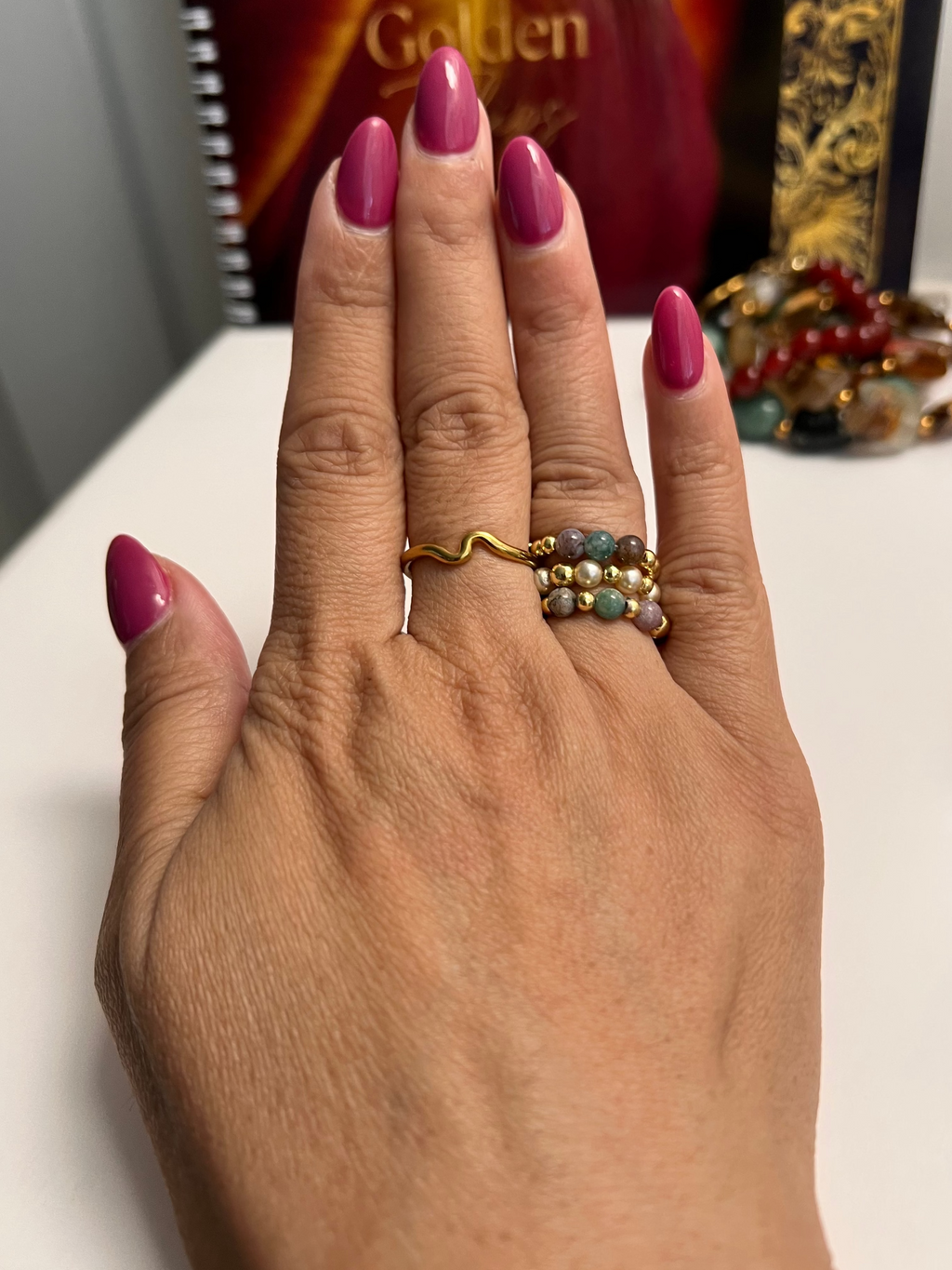 Wild Bloom Stretch Ring Set