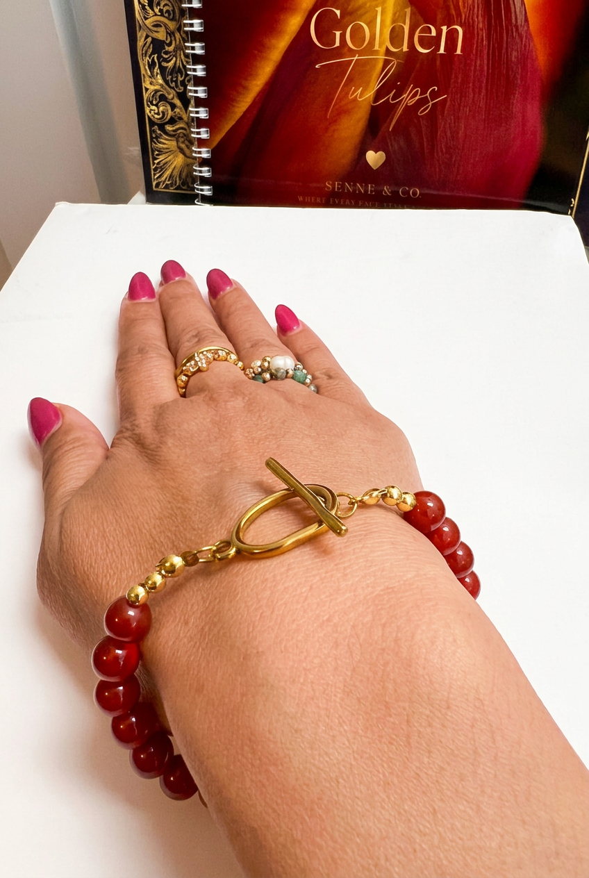 Red Agate Bracelet