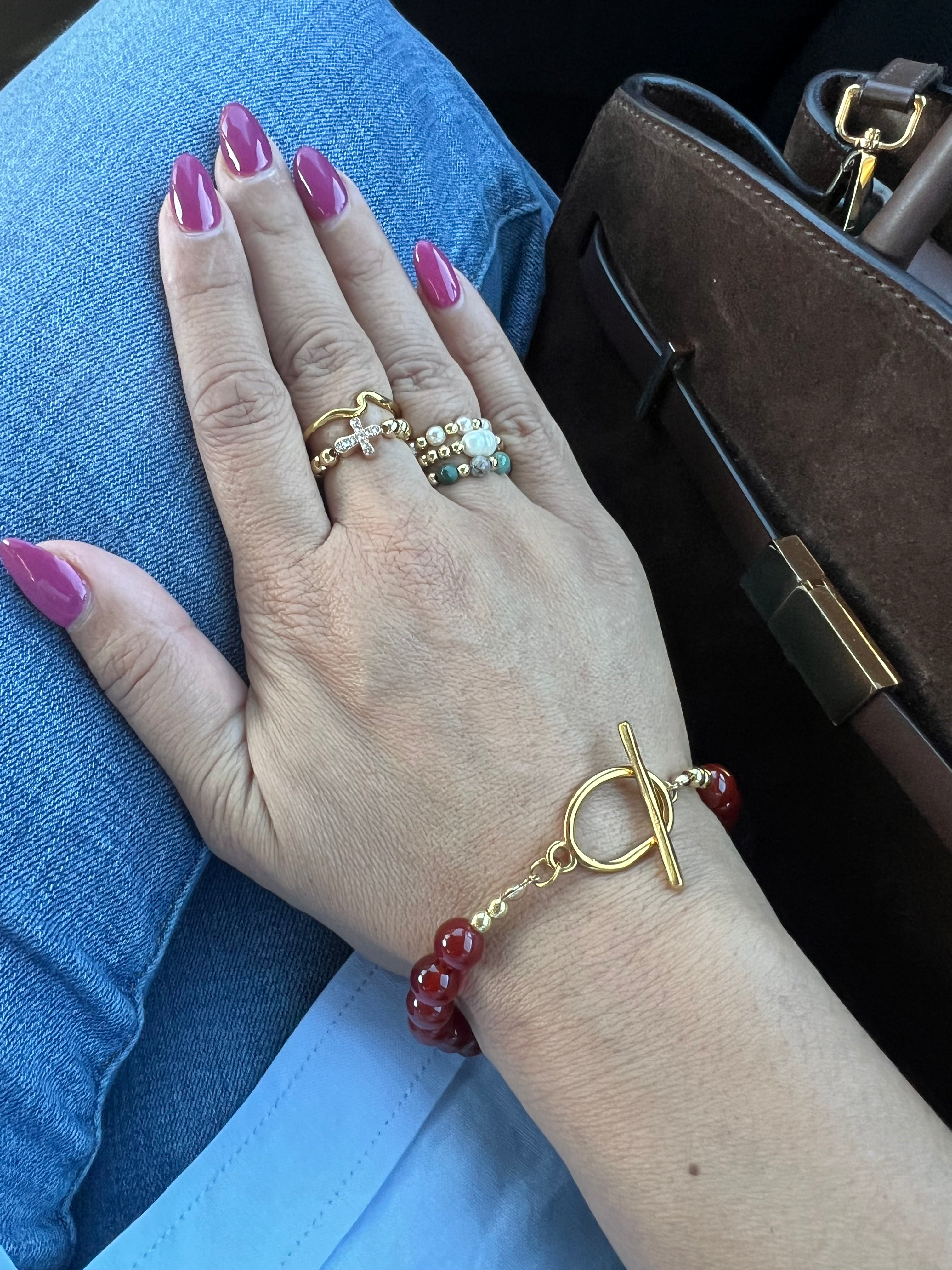 Red Agate Bracelet