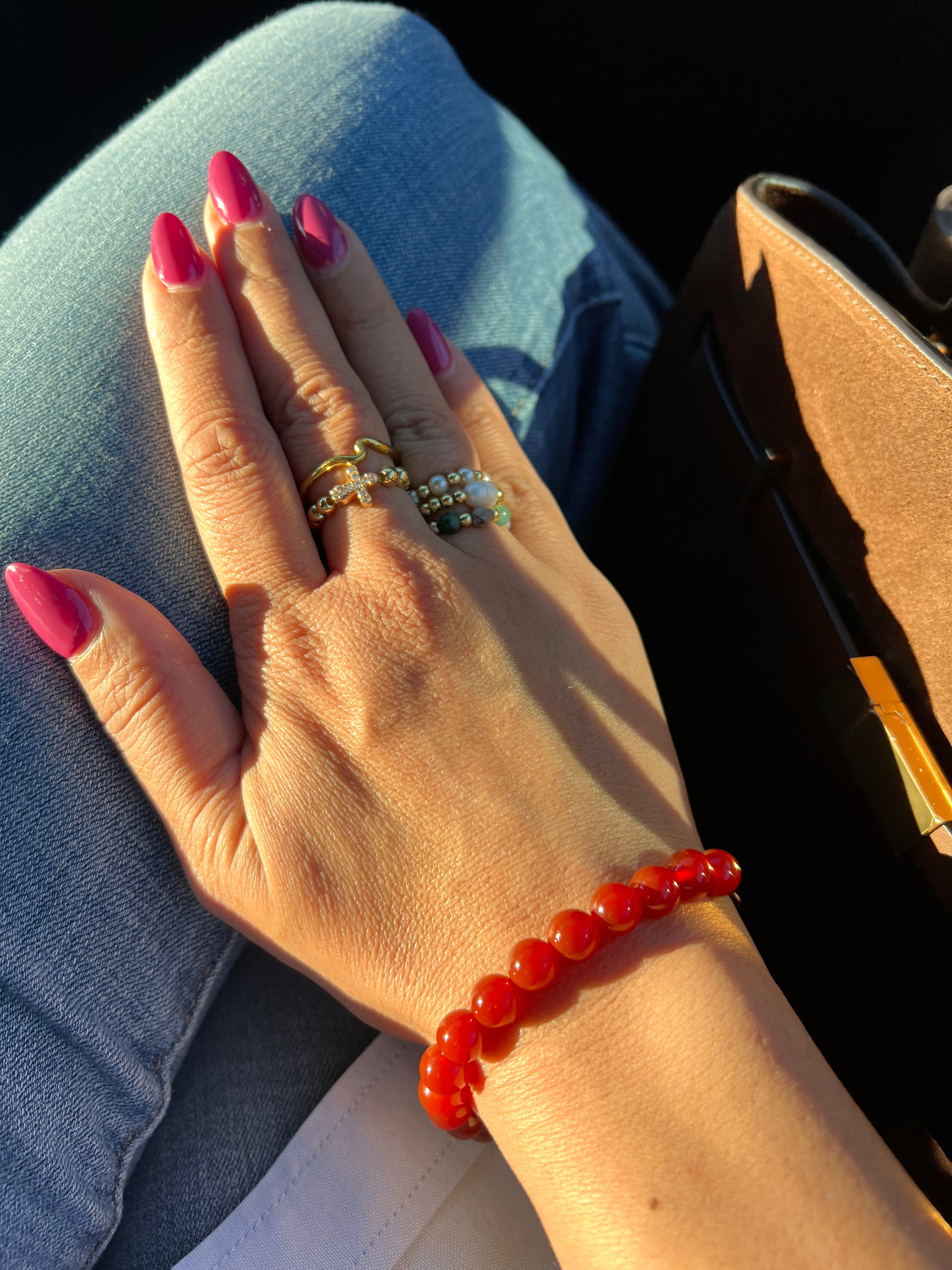 Red Agate Bracelet