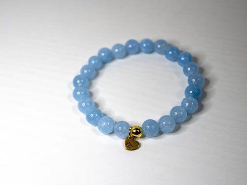 Aquamarine Beaded Bracelet from The Oceanside Collection